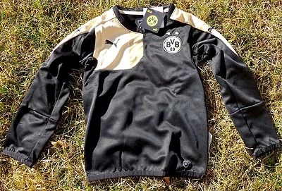BORUSSIA DORTMUND Kinder/Kids Sweatshirt PUMA Größe 128-76 Langarm BVB 1909 - Bild 1 von 4