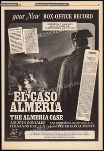 EL CASO AMERIA: The Almeria Case__Orig. 1984 Trade AD / poster__Agustin Gonzalez - Picture 1 of 1