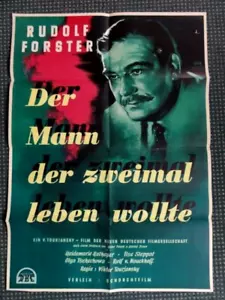 Kinoplakat DER MANN DER ZWEIMAL LEBEN WOLLTE Tourjansky Rudolf Forster Litter - Imagen 1 de 1