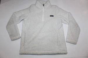 Patagonia Los Gatos High Pile Sherpa Fleece Girls 1/4 Zip Jacket kids 14 Size XL - Picture 1 of 5