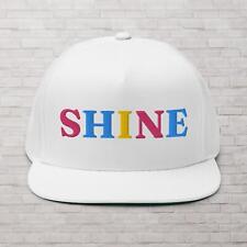 Shine Snapback Hat, Motivational Trucker Cap, Positive Saying, Happy Sunshine