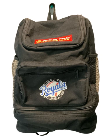 Game Time Budweiser Kansas City Royals Baseball Club MLB Travel Backpack 15" Cover