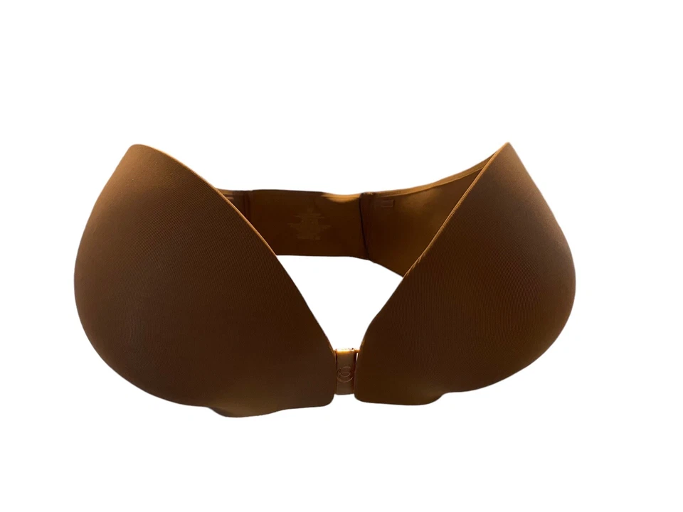 Evelyn Bobbie Bra Size Brown Front Snap Convertible Size 36DD