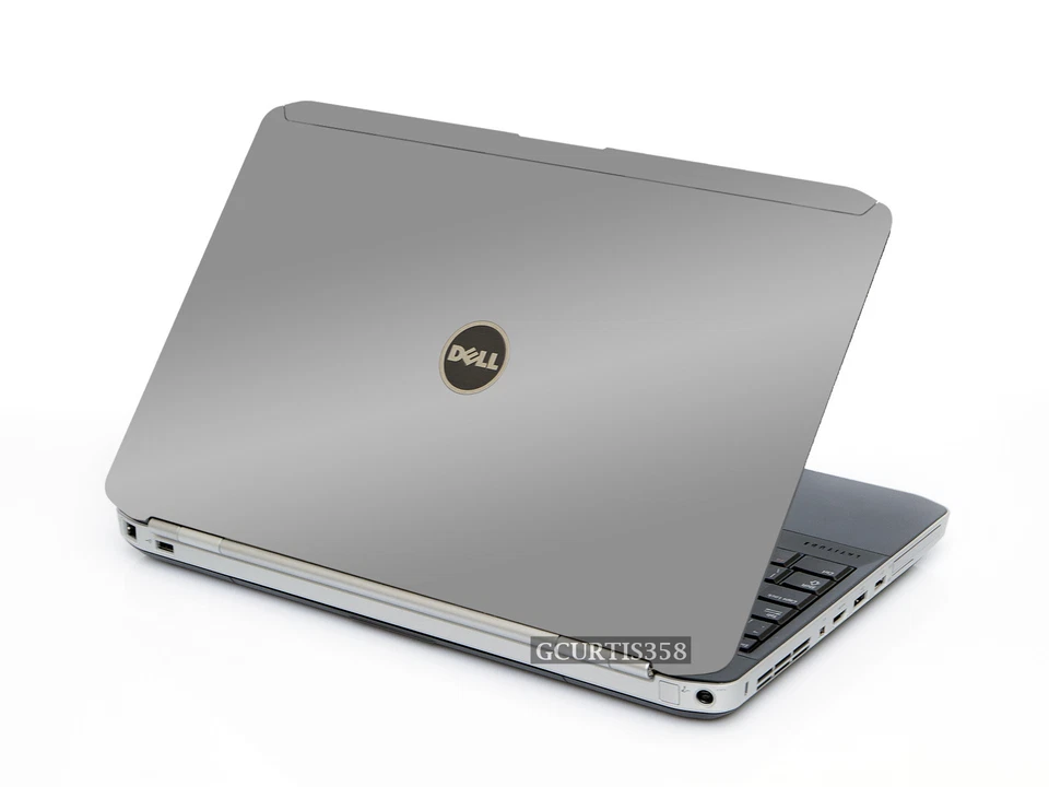 Adesivo para capa de vinil cinza prata compatível com notebook Dell Latitude E5520 - Imagem 1 de 1