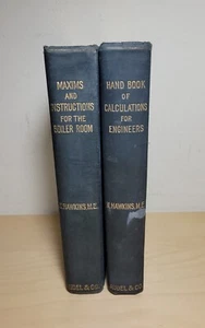 Handbook Of Calculations For Engineers Maxims For The Boiler Room N. Hawkins VG+ - Picture 1 of 12