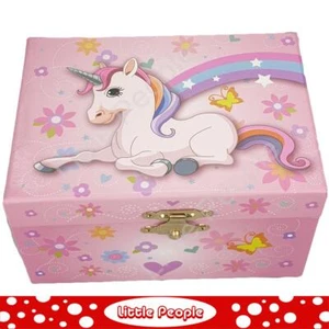 Music Jewel Box Paper Unicorn Rainbow Swan Lake - Picture 1 of 1