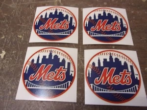 SET OF 4 NEW YORK METS DRINK COASTERS NEW HANDMADE FAST SHIPPING - Picture 1 of 2