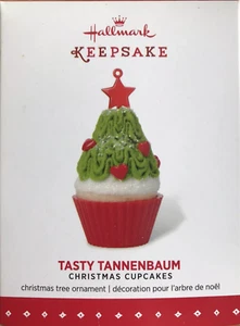 2015 Hallmark Keepsake Ornament  Tasty Tannenbaum Christmas Cupcakes #6 Series - Picture 1 of 2