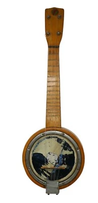 Cole & Dunas Olympian 4 String Banjolele Banjo Uke PARTS OR REPAIR - Image 1 of 4