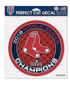 Boston Red Sox 2018 World Series Champions 8x8 Decal MLB LICENSED - Picture 1 of 1