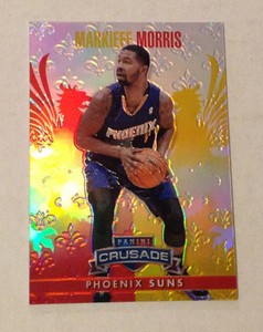 2013/14 Crusade Red Refractor #287 MARKIEFF MORRIS #261/349 Suns Panini