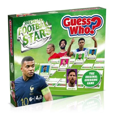 Guess Who World Football Stars (Green) Board Game - The Original Guessing Game - Image 1 of 4