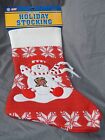 Maryland Terrapins Large Christmas Stocking Red Snowman