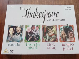 THE SHAKESPEARE COLLECTION 4 Film DVD Box Set New Other 3 still sealed 1 opened - Picture 1 of 6