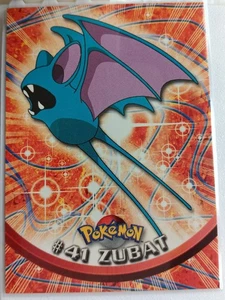 Pokemon - Zubat #41 Topps TV Animation Black Logo Non Holo 2nd Print Vintage NM - Picture 1 of 2