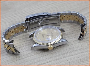 Rolex 16233 versione successiva quadrante diamantato Datejust Quick Set automatico Cal3135 Mov - Foto 1 di 24