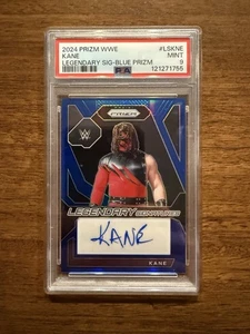 PANINI PRIZM WWE 2024 FIRMAS LEGENDARIAS #LS-KNE KANE BLUE PRIZM/10 PSA 10 - Imagen 1 de 2
