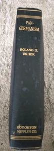 1913 Pan-Germanism by Roland G. Usher, Houghton Mifflin Company, Antique Book - Imagen 1 de 11
