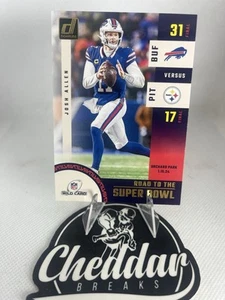 2024 Panini Donruss Road To The Super Bowl Josh Allen  - Bild 1 von 2
