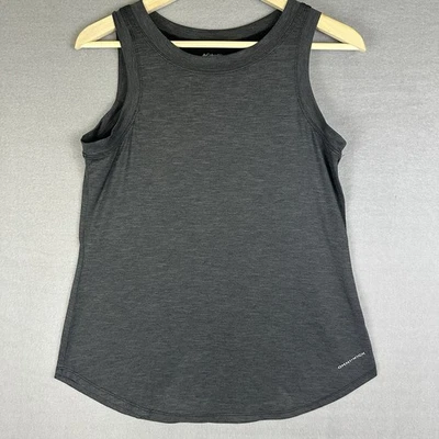 Camisa sin mangas Columbia Omni-Wick para mujer pequeña gris oscuro cuello redondo S Foto 1 de 4