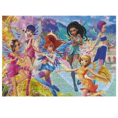 Winx Club Puzzle 35-1000 Teile Geburtstagsgeschenk Hochwertiges Holzpuzzle - Image 1 of 4