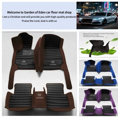 For Chevrolet Camaro SS 2010-2023 Car Floor Mats All Weather Carpet Front & Rear Foto 1 de 4