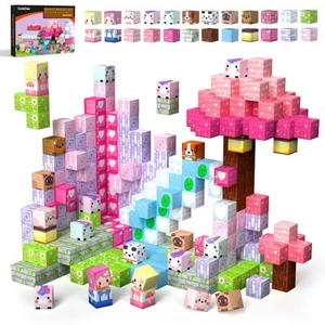 Magnetic Building Blocks for 3+ Kids STEM Toys Toddler Sensory Play - Picture 1 of 6