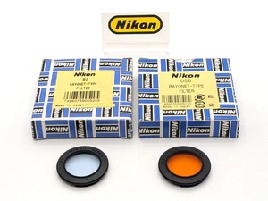 [TOP MINT in Box] Nikon Bayonet Type Filter 056 & B2 set for Fisheye from Japan - Picture 1 of 12