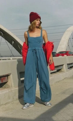 Mono FP Movement by Free People Inbound en Skyline azul brumoso para mujer talla XS Foto 1 de 4