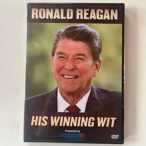 DVD = president RONALD REAGAN--HIS WINNING WIT--presented by NEWSMAX--sealed NEW - Foto 1 di 2