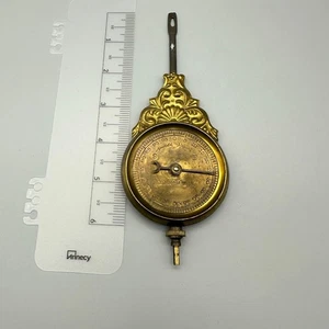 Vintage New Haven Clock Pendulum 4.8 Oz Patent March 1st 1881 Metal Ornate 6.75" - Picture 1 of 10