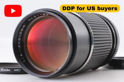 [MINT] Mamiya Sekor C 210mm f/4 MF Lens Cap For M645 1000S Super Pro TL From JPN - Image 1 of 4