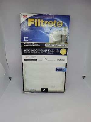 3M Filtrete Size C Filter True HEPA Filtration #1150098  New In Box - Image 1 of 4