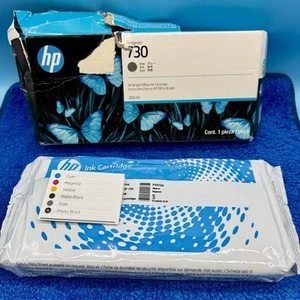 HP 730 300-ml szary wkład atramentowy DesignJet, P2V72A - 02/2027 - Zdjęcie 1 z 3
