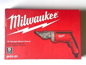 Milwaukee 6852-20 18-GAUGE ELECTRIC SHEAR ERGONOMIC PISTOL GRIP SWIVEL HEAD - Picture 1 of 2