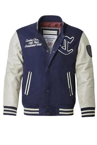 Cordon Herren Lederjacke Team navy/beige - Bild 1 von 42