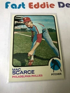 TOPPS MLB BASEBALL 1973 MAC SCARCE CARD 6 PHILADELPHIA PHILLIES EXCELLENT - Picture 1 of 2