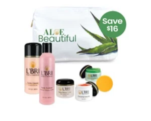 L’BRI Basic Skin Care Set 2 - Extra Dry w/Bag and Sponge - Picture 1 of 6