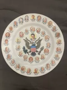 Vintage 1993 US Presidents 10.5" Decorative Plate - Bill Clinton Political - Picture 1 of 5