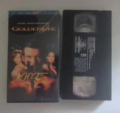 Goldeneye VHS 1996 Pierce Brosnan James Bond 007 Tested Works Foto 1 de 4