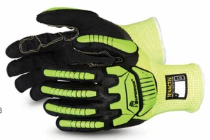 Superior Glove TenActiv Cut-Resistant Anti-Impact Hi-Viz Glove size 9 - Picture 1 of 1