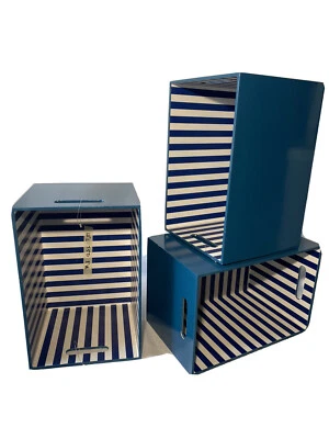 3 Set Storage Box Wood Crate Pod Storage Container Organizer - Image 1 of 4