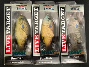 KOPPERS LIVE TARGET SUNFISH - Qty. 3 Different Varieties - Lures - NEW! - Lot 6 - Picture 1 of 9