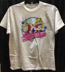 *NWT* Sailor Moon (Size L) Anime White T-shirt “Hard To Find Print” - Picture 1 of 2