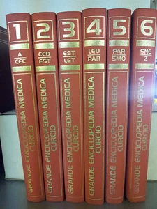 GRANDE ENCICLOPEDIA MEDICA DI 6 VOLUMI CURCIO ILLUSTRAZIONI LIBRO LIBRI LETTURA  - Picture 1 of 1