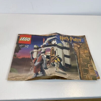 LEGO HARRY POTTER  ( INSTRUCTION MANUAL Only )  BOOK 4712 TROLL  Used - Image 1 of 4