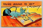 Mouse Wants Cheese You're Bound To Get Caught VINTAGE Postcard