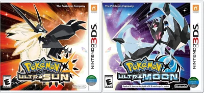 Pokémon Ultra Sun + Ultra Moon - Nintendo 3DS Brand New Sealed Bundle
