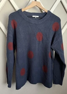 NWT! Madewell Women’s M Dot Graystone Pullover Sweater in Coziest Yarn $98 - Picture 1 of 7