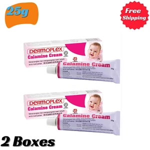2X 25g  Dermoplex Calamine Cream Soothes Relieve Nappy Rash Prickly Irritation - Picture 1 of 4